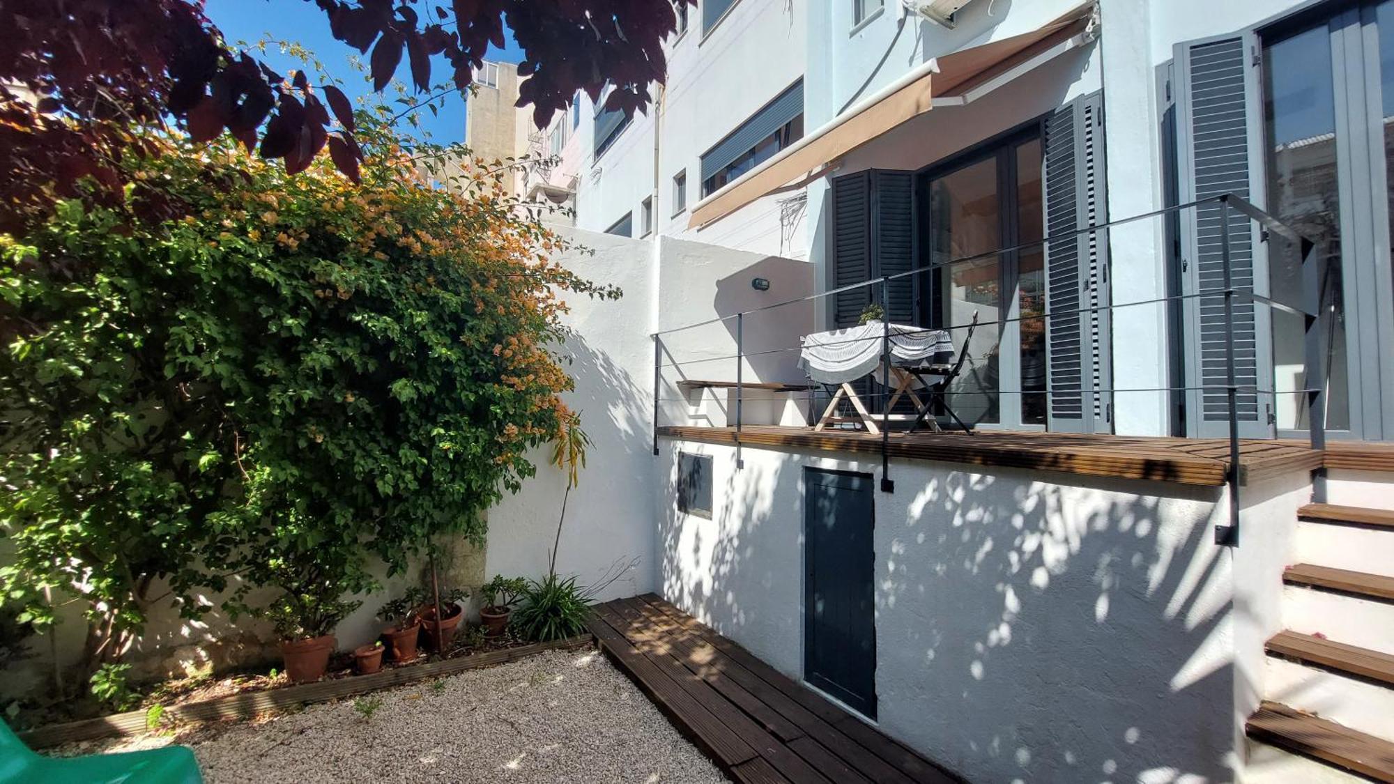 Apartment With Private Garden - Central Location Lisboa Δωμάτιο φωτογραφία